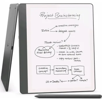 Čtečka elektronické knihy E-book Amazon Kindle Scribe 2024 (32 GB), Premium Pen, tungsten, BEZ REKLAM