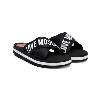 Dámské pantofle Nazouváky LOVE MOSCHINO JA28324G0MIX3000 Černá 35