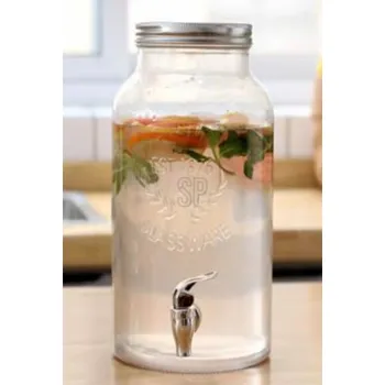 Dávkovač nápoje NENURODYTA_V Nádoba s kohoutkem, skleněná, 5,5 l