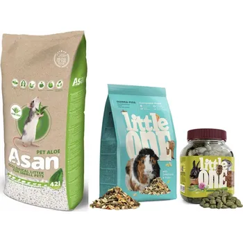 Krmivo pro hlodavce Balíček morče - Asan aloe , krmivo 2,3 kg, pamlsky