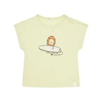 United Colors Of Benetton Sada T-shirt a šortky 3O7SAK014 Zelená Regular Fit 74