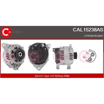 Alternátor Generátor CASCO CAL15238AS