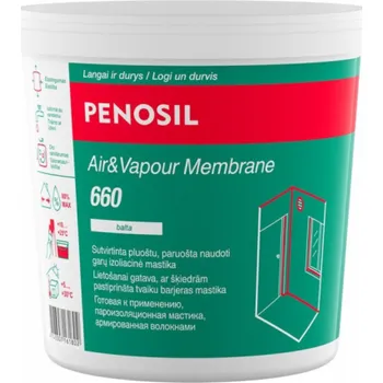 Tmel PENOSIL Parozábranný tmel AIR&VAPOR 1KG BÍLÝ