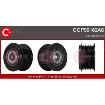 Řemenice, generátor CASCO CCP90162AS