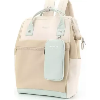 Městský batoh Himawari dámský batoh s kapsičkou Samal Béžový 21L