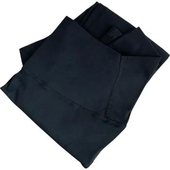 Dámské legíny Dámské sportovní legíny na jógu s vysokým pasem Prodyšné rychleschnoucí fitness legíny do posilovny Elastické kalhoty na cvičení černá S