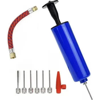 Sada ručních pumpiček na míče 16 x 3,4 cm Plastové přenosné hustilky s hadicí Nafukovací nástroje pro sportovní míče Domácí využití