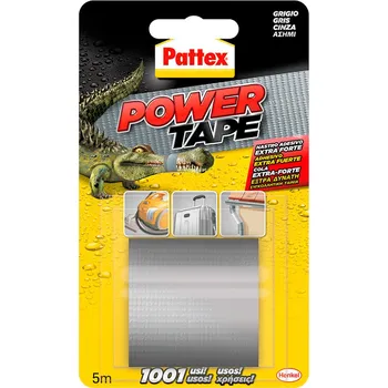 Dálkový ovladač Látková páska Pattex power tape Šedá (5 mx 50 cm)