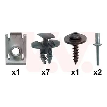 Montážní sada, blatník VAN WEZEL 4029796