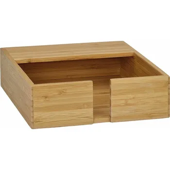 Podtácek Stojan na ubrousky Andrea House ms69235 Bambus Přírodní (17,5 x 17,5 x 5,5 cm)