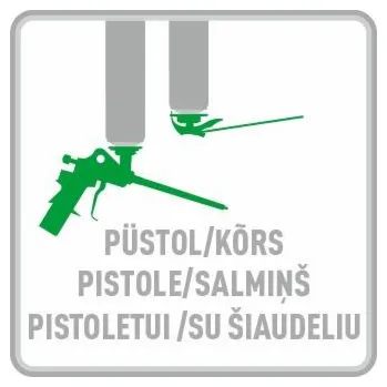 Montážní pěna MAKROFLEX Univerzální celoroční pěna 2x2, 750 ml