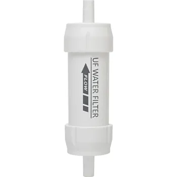 Sportovní střelba Mini vodní filtr pro přežití 12 x 3,2 cm Přenosný filtr na vodu s připojením Outdoorový filtr na turistiku Kempování zelená bílá