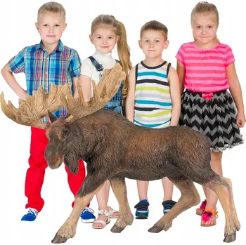 Figurky LESNÍ ZVÍŘÁTKA Los Hračky pro HOLČIČKY Dekorativní FIGURKY