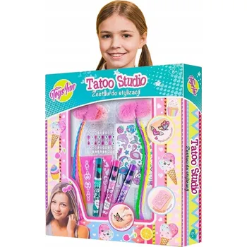 kreativní sada Kosmetika pro holčičku 10 Let STUDIO TETOVÁNÍ