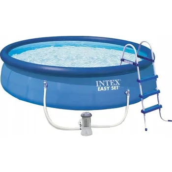 Bazén Intex 26166, 12430 l, Bazén s konstrukcí, Žebřík, Modrá, 39.9 kg