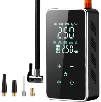 Kompresor Bezdrátová elektrická hustilka pneumatik s dotykovým displejem 5000mAh Mini kompresor pro auto kolo motocykl Přenosný vzduchový vstřikovač