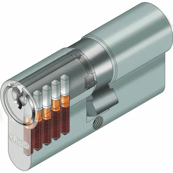 Zámek na kolo Válec Abus E50N, (din) standard, 35 - 40 mm, šedý