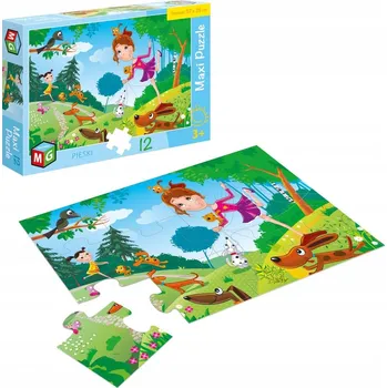 Puzzle Puzzle Multihra 12 dílků MAXI PUZZLE 12 PEJSCI VELKÉ PUZZLE PRO DĚTI PUZZLE PRO DĚTI HRAČKA VZDĚLÁVACÍ PUZZLE NA PODLAHU PUZZLE K SKLÁDÁNÍ LOGICKÉ HÁDANKY PRO DĚTI
