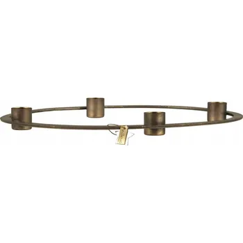 Svícen Adventní svícen oválný Stillenat na 4 svíčky Ib Laursen