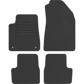 autokoberec Kobercové rohože Edecor velurové 4 ks