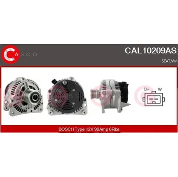 Alternátor Generátor CASCO CAL10209AS