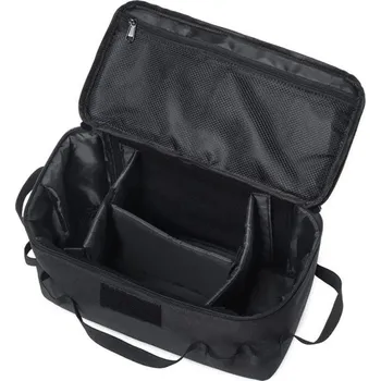 Multifunkční kempovací taška 19x34x17 cm Neutrální brašna na nářadí Zipové zavírání Přenosná taška na nástroje Kempování Dílnu Auto černá