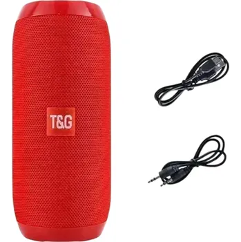 Přenosný Bluetooth reproduktor 25W IPX5 Voděodolný Subwoofer FM Rádio TWS TF Karta USB AUX 3D Stereo 10h Výdrž 1200mAh Venkovní Kompatibilní červená