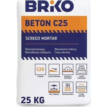 Stavební pojivo BRIKO Beton Beton, 25 kg