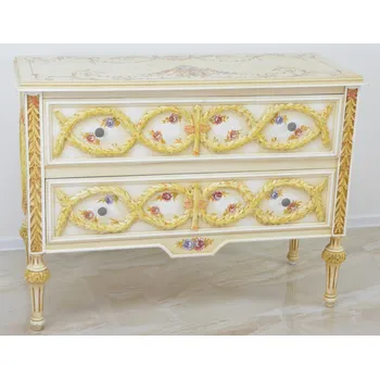 Komoda Zámecká malovaná komoda s šuplíky