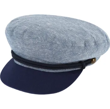 Čepice Fiebig - Headwear since 1903 Námořnická kapitánka - Riders Cap Cotton - modrá bavlněná Velikost: 61 cm (XL)