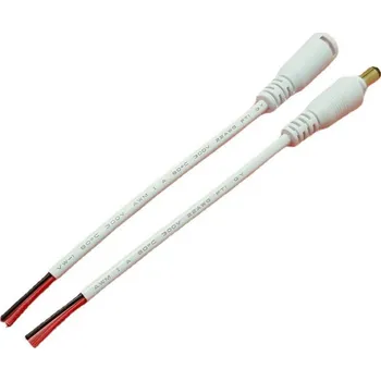 Příslušenství pro LED osvětlení DC propojovací kabel s konektory pro LED