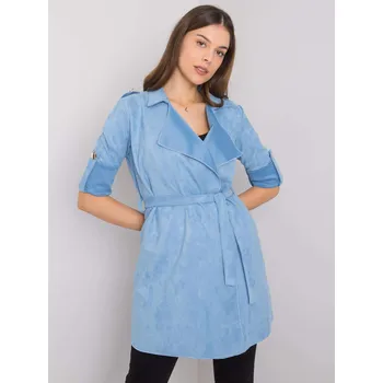 Dámský kabát Dámský přehoz EM NA 2252.17 modrý jedna velikost