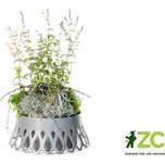 Žardina samozavlažovací Roseta - stříbrná 40 cm