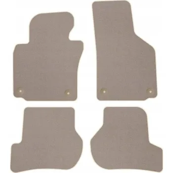 autokoberec Koberce Edecor velurové 4 ks