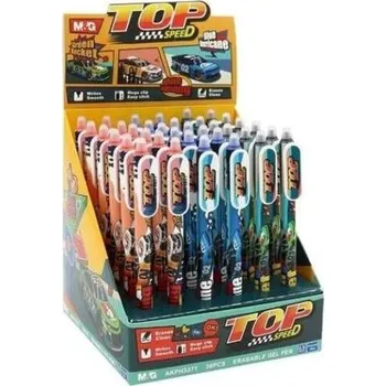 Kuličkové Propiska OFFICE Automatické SOFT Grip 0,5 mm Modré 36 kusů