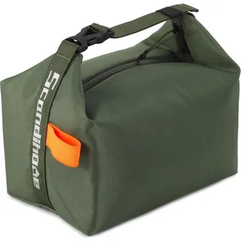 Skládací termo taška 16x25x22 cm Na zip Izolovaná přenosná taška Neutrální barva Pikniková taška Obědový box Uchování teploty zelená