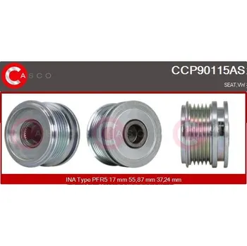 Řemenice, generátor CASCO CCP90115AS