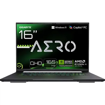 Notebook Gigabyte AERO/X16 1WH93EEC64DH/AI7-350/16"/2560x1600/32GB/1TB/RTX 5070/W11H/White/2R