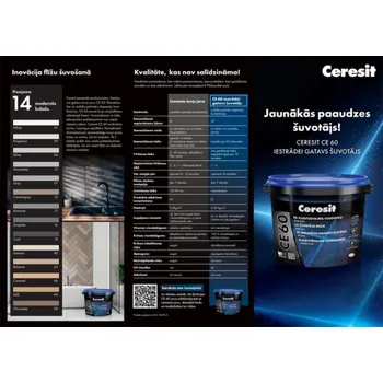 Tmel CERESIT Tmel na spáry CE60, bílý, 2 kg