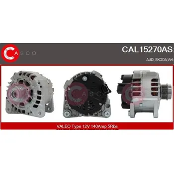Alternátor Generátor CASCO CAL15270AS