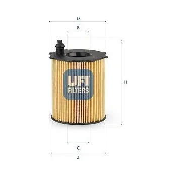 Olejový filtr Olejový filtr UFI 25.037.00