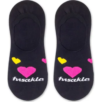 Dámské ponožky Neviditelné ponožky Ťapa Barevná láska S (35-38)