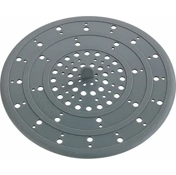 Kuchyňský gril Sítko do dřezu/ umyvadla Wenko Silikonová Šedá (12 x 0,3 cm)