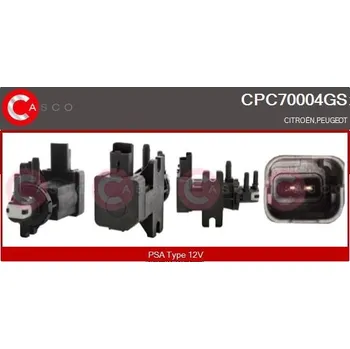 Ventil motoru Měnič tlaku, výfukový systém CASCO CPC70004GS