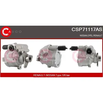Posilovač řízení Hydraulické čerpadlo, řízení CASCO CSP71117AS