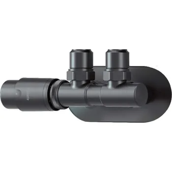 Hlavice pro radiátor Deante Termostatická sada pro radiátory, levá, titan, PEX AGI_DZL1