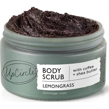 Tělový peeling UpCircle Lemongrass Kávový tělový peeling, 220 ml