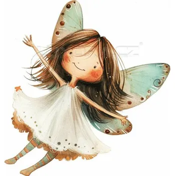 Nášivka Nažehlovačka Víla - 6 x 6 cm