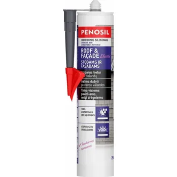 Tmel PENOSIL Elastický tmel Roof&Facade, šedý 290 ml