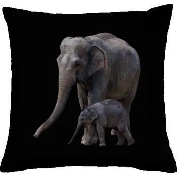 Pánské tričko Polštář bavlněný s potiskem Slonice se slůnětem